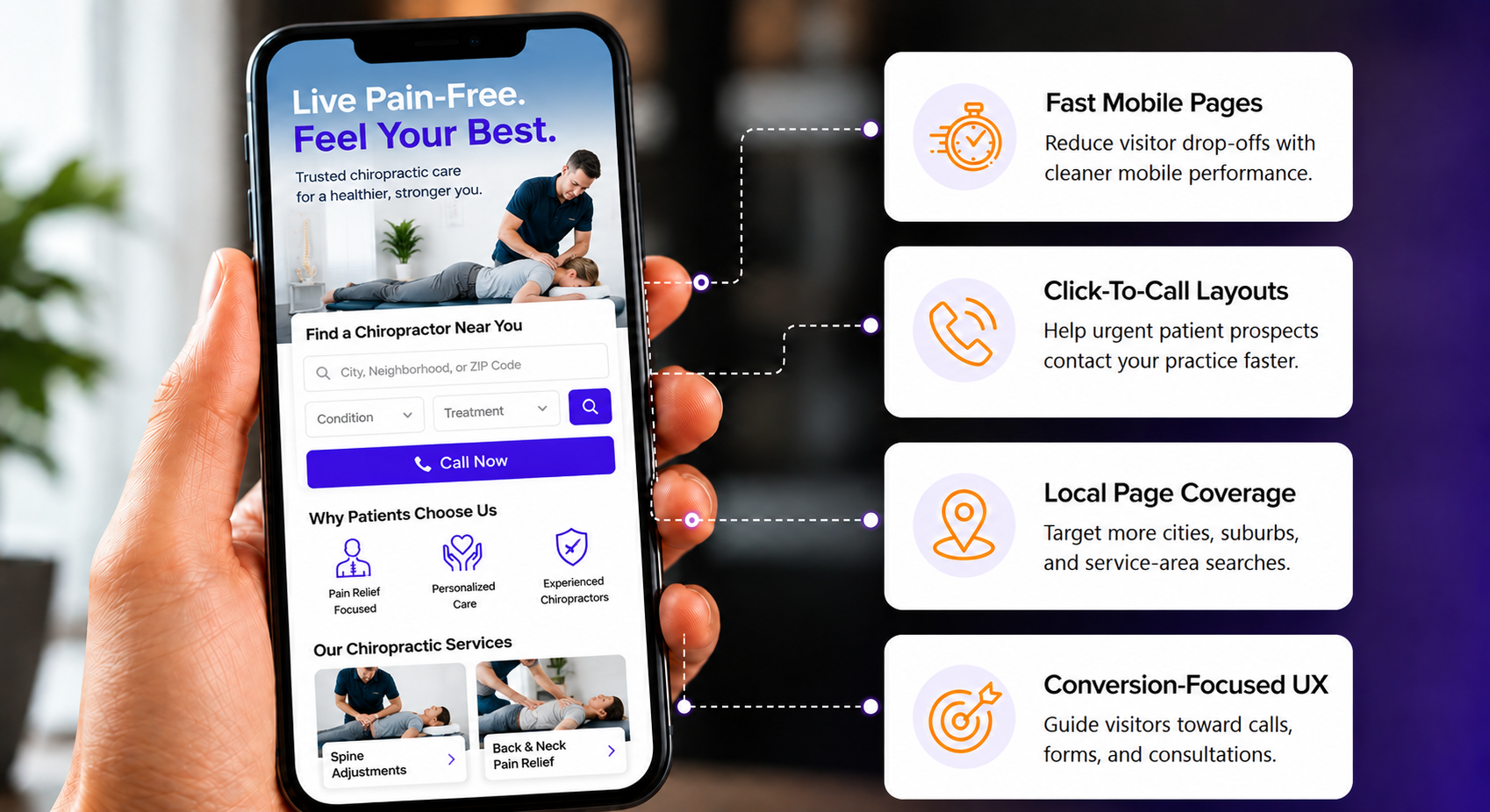 Built for agents targeting multiple cities, listing types, and local search opportunities.