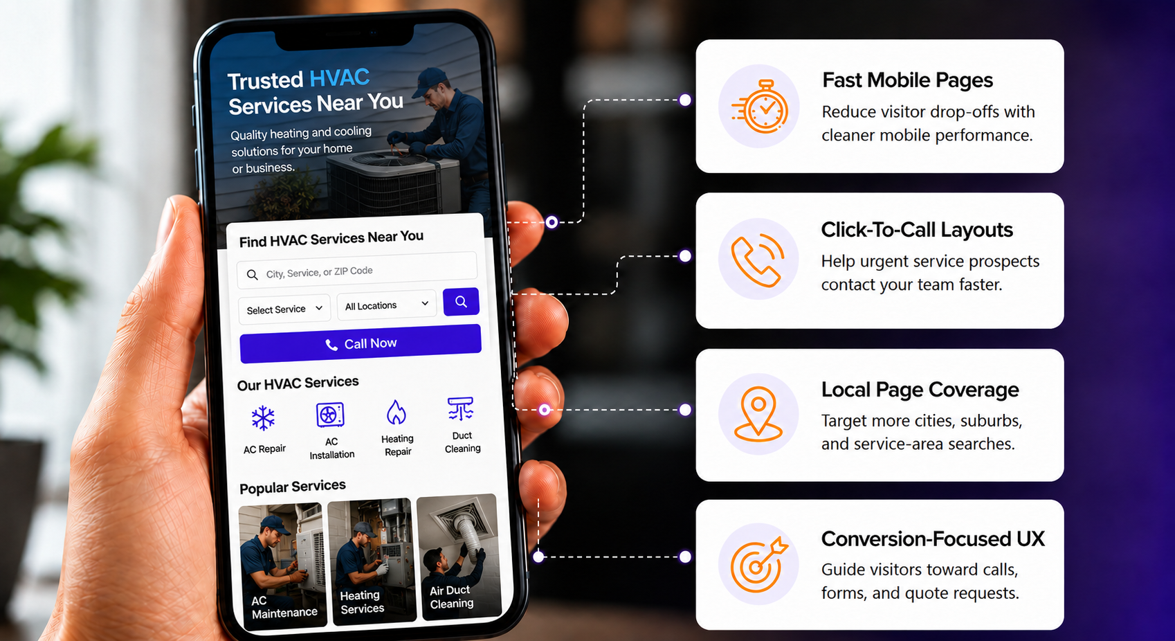 Built for agents targeting multiple cities, listing types, and local search opportunities.