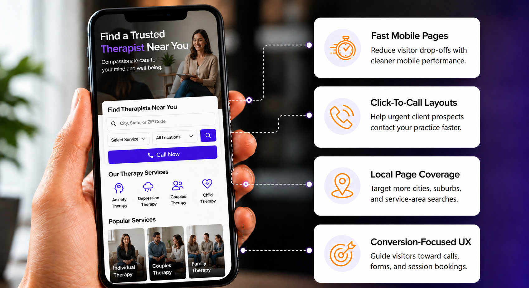 MOBILE-FIRST THERAPIST SEO