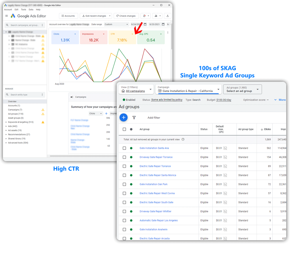 Local Landing Page With High CTR