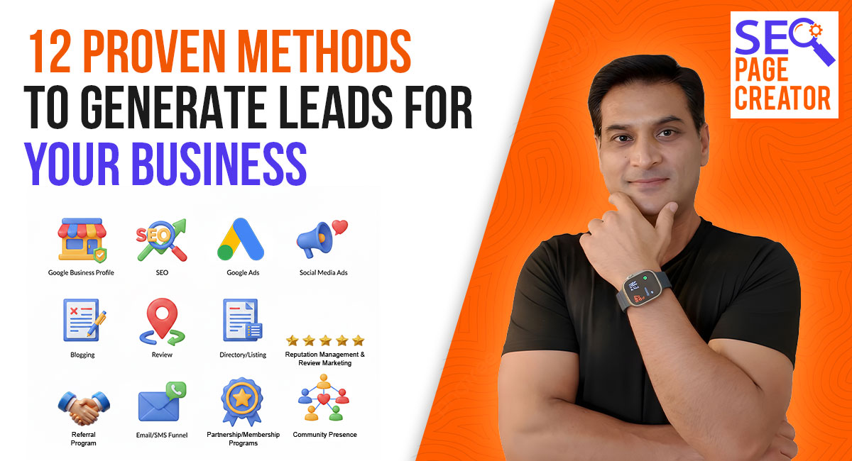 12 Proven Methods to Generate Leads for Your Business – Effective Lead Generation Strategies for Small and Local Businesses